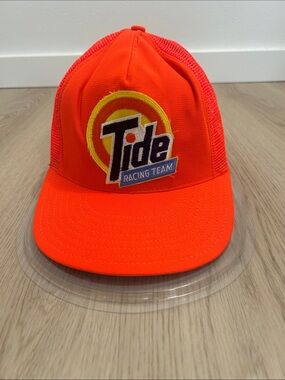 Tide Racing Team Neon Orange mesh Trucker Hat